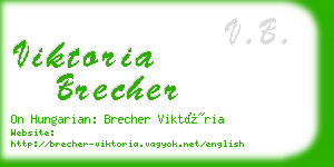 viktoria brecher business card